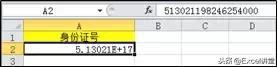 身份证号怎么在excel中输入（Excel输入身份证号码的4种方法）(2)