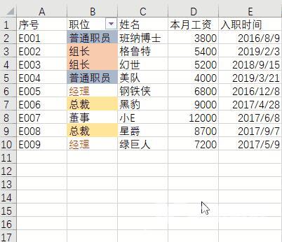 excel筛选功能怎么用（excel的高级筛选功能及使用技巧）(8)