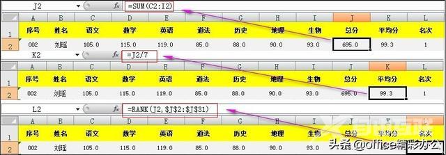 excel成绩表怎么做（用excel做成绩表详细操作方法）(3)