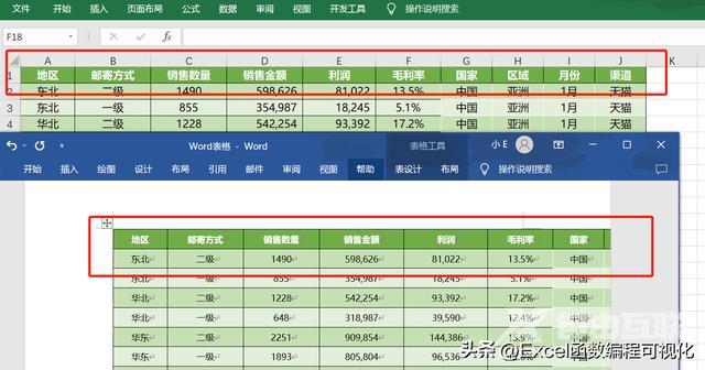 如何将excel表格转换成word表格（表格无损转换的两种方法介绍）(9)