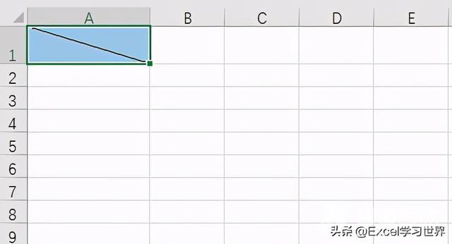 怎么在excel中画斜线（excel斜线表头制作的三种方法）(5)