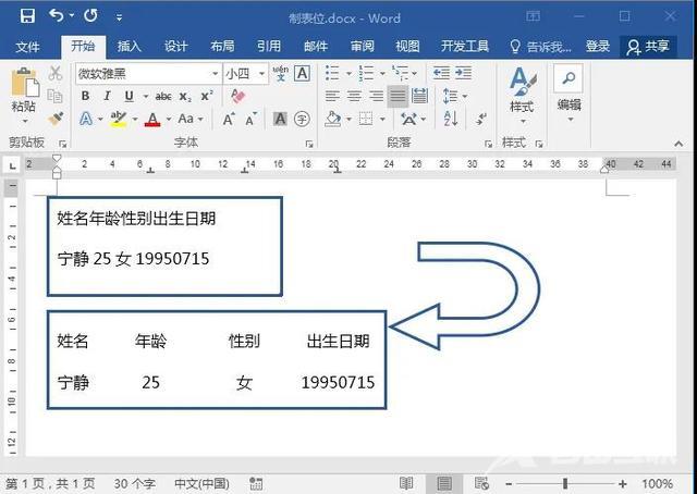 word制表位位置怎么设置（Word制表位使用技巧）(2)