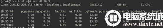 Linux sar命令有作用解决方法