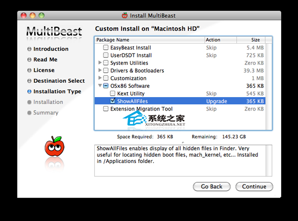  MAC OS X Lion系统安装文件找不到SharedSupport目录怎么办？