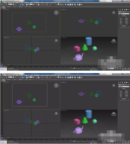 3dmax怎么调节交叉选和框选？3dmax调节交叉选和框选方法截图