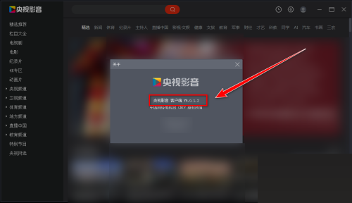 央视影音怎么查看版本号？央视影音查看版本号教程截图