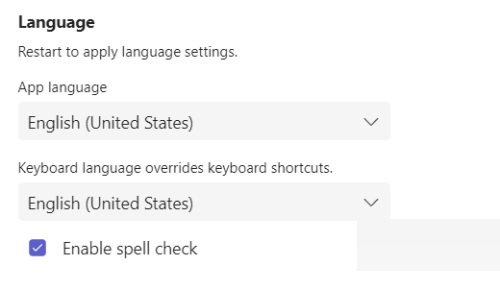 Microsoft Teams怎么更改显示语言？Microsoft Teams更改显示语言教程截图