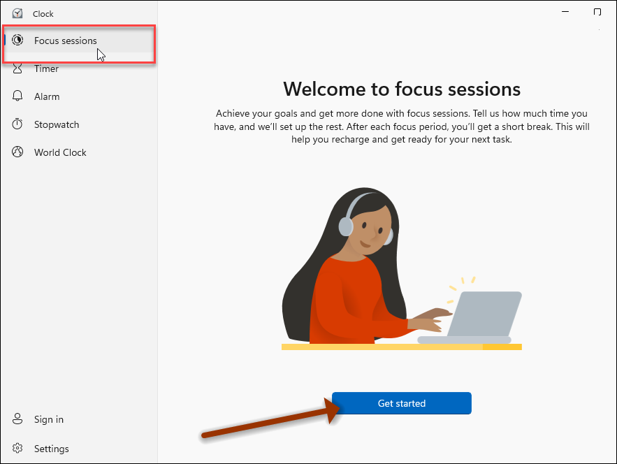 如何在Win11上使用Focus Sessions？Win11上使用Focus Sessions的方法截图