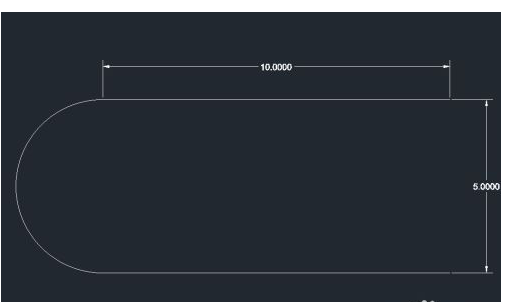 autocad2018如何快速绘制腰型孔?autocad2018快速绘制腰型孔的方法截图