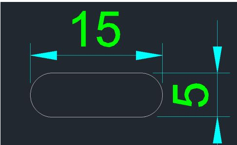 autocad2018如何快速绘制腰型孔?autocad2018快速绘制腰型孔的方法截图