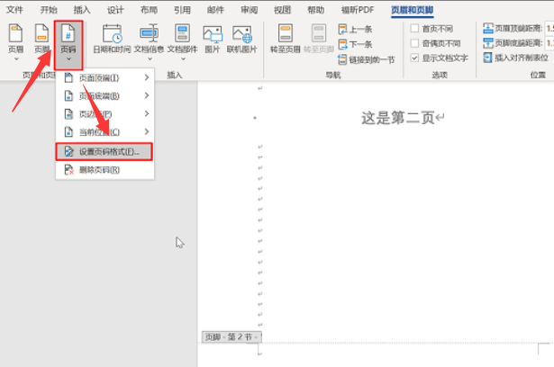 Word怎么页码?Word指定页显示页码教程分享截图