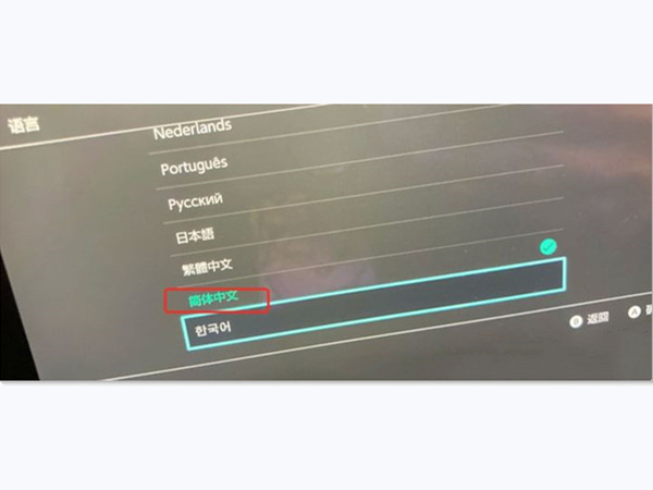 switch如何设置中文语言？switch启用简体中文教程截图