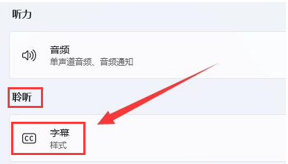 Win11怎么删除字幕样式？Win11删除字幕样式的方法截图