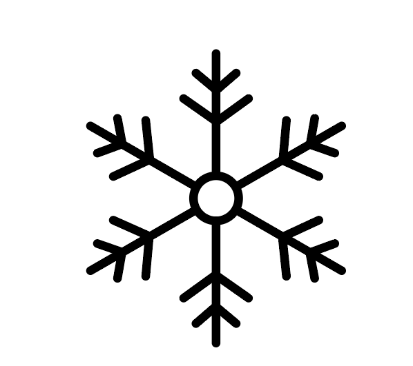 ai怎么设计圆形的雪花图标?ai雪花矢量logo的画法截图