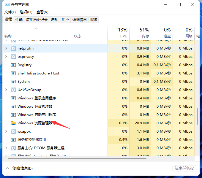 win11如何重启资源管理器？win11重启windows资源管理器方法教程截图