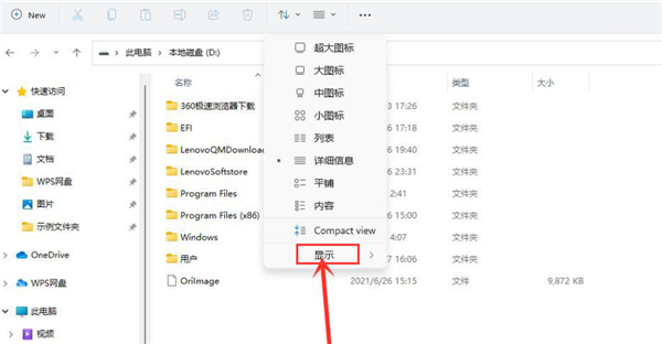 Win11怎么查看隐藏项目?Win11查看隐藏项目方法截图