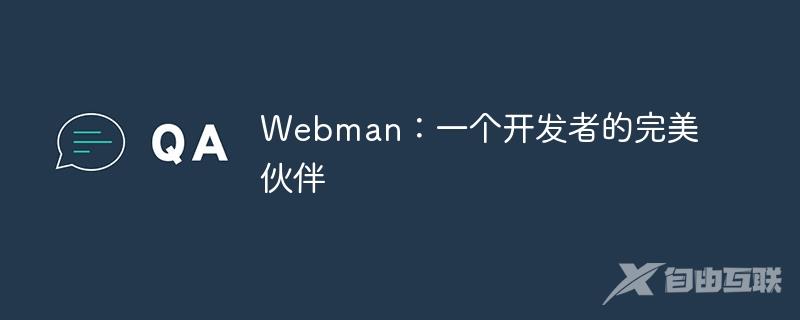 Webman：一个开发者的完美伙伴