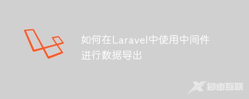 如何在Laravel中使用中间件进行数据导出