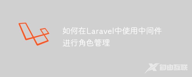 如何在Laravel中使用中间件进行角色管理