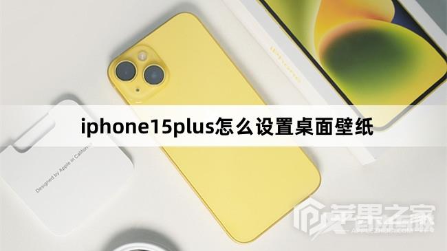 iphone15plus如何设置桌面壁纸