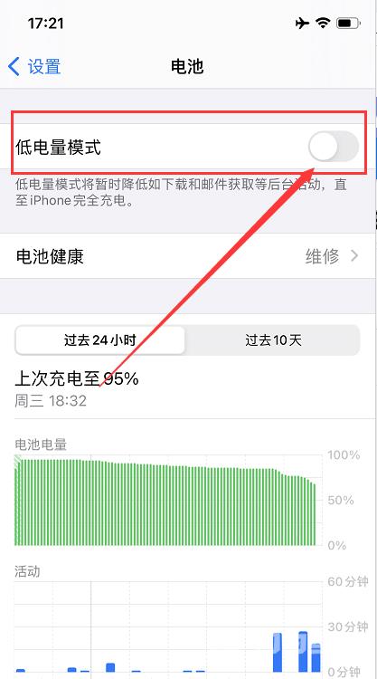 iPhone 12节能省电模式开启教程