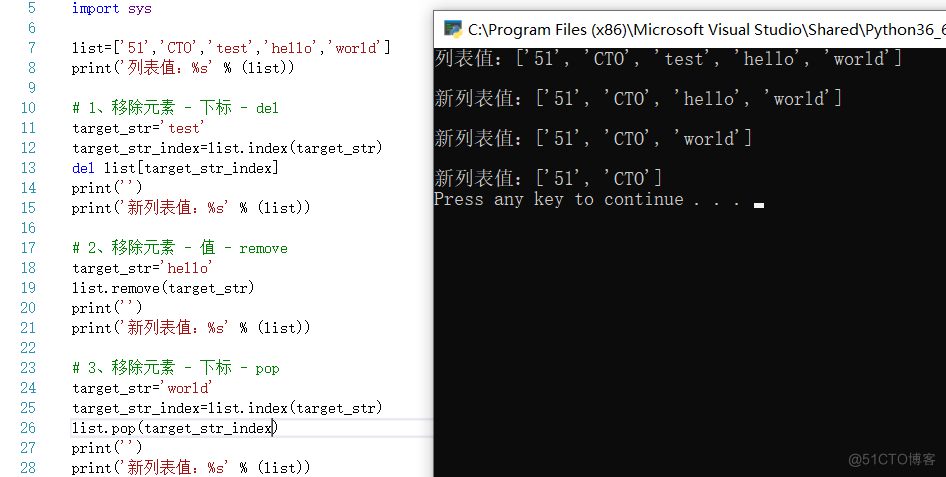 #yyds干货盘点#List移除函数pop - python基础学习系列（68）_重复元素