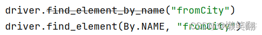 DeprecationWarning: find_element_by_* commands are deprecated. Please use find_element() instead_chrome