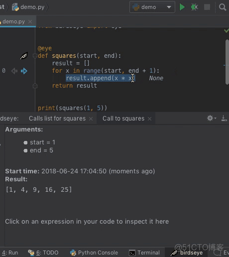 Birdseye：一款极其强大的 Python 调试工具_数据可视化_10