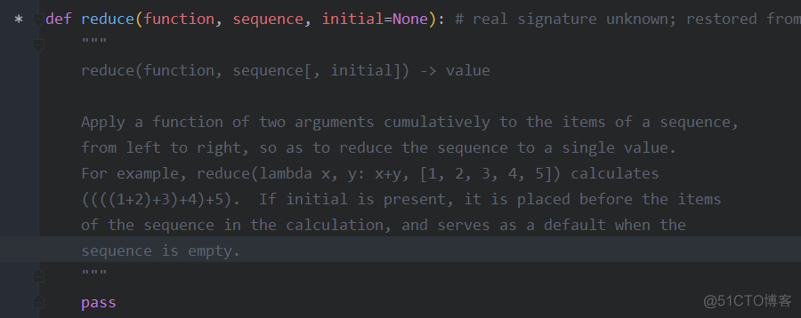 python中的reduce函数_内置函数