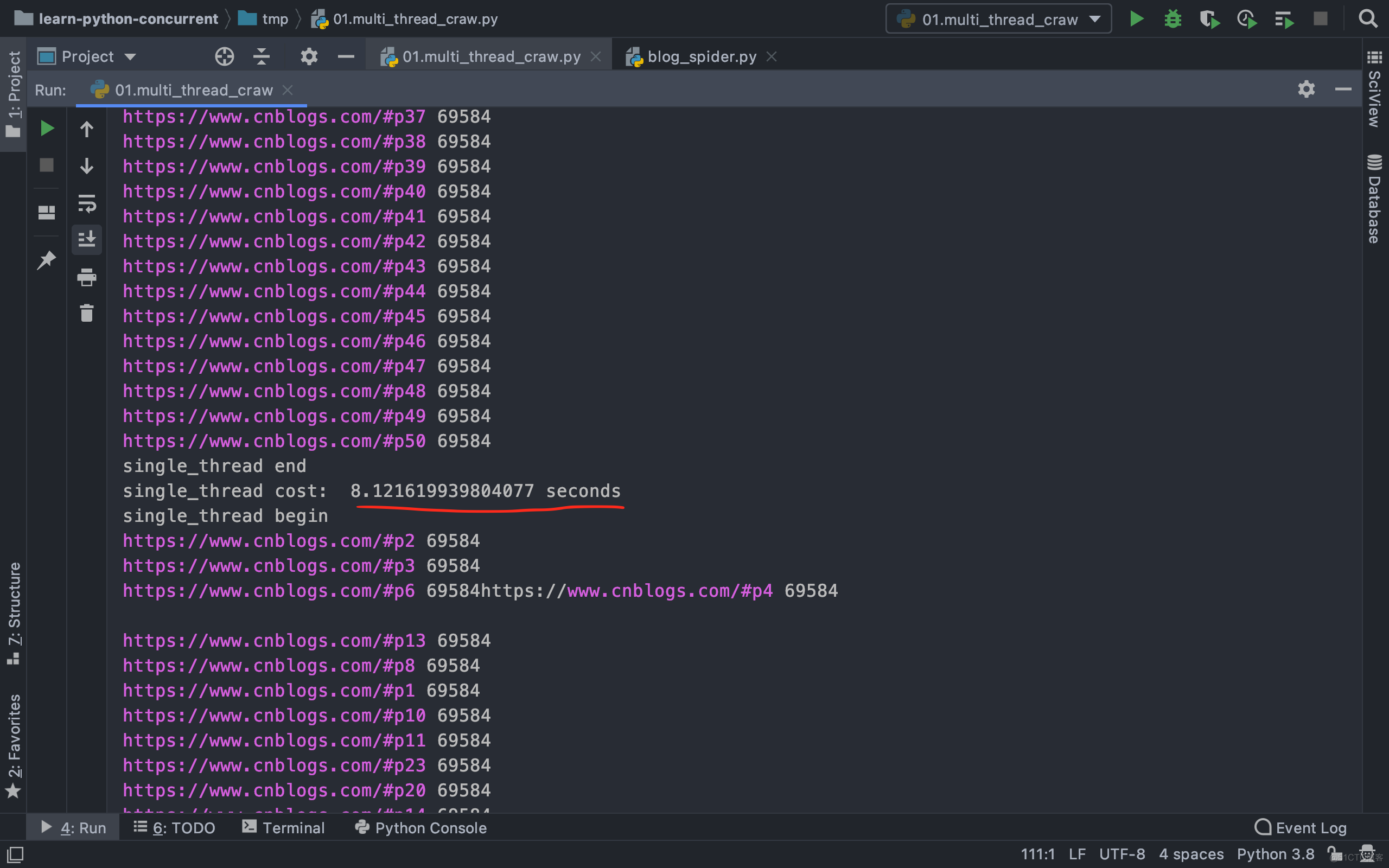 python并发编程实战（四）：使用多线程，python爬虫被加速10倍_ide_02