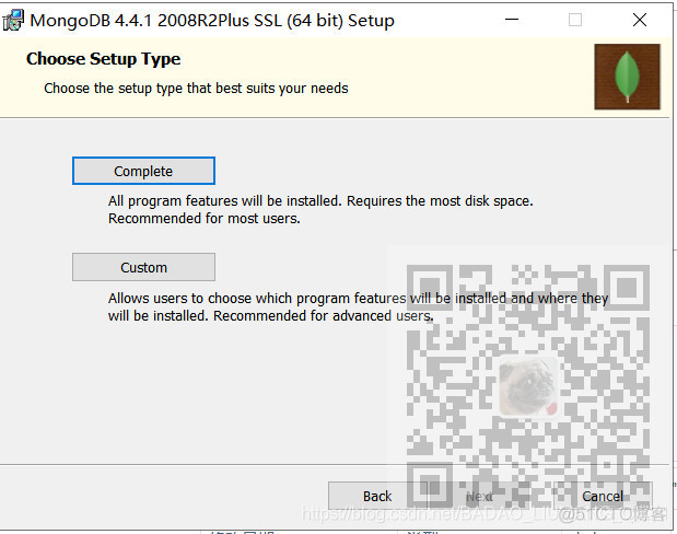 MongoDb在Windows上的下载安装以及可视化工具的下载与使用_Software_02
