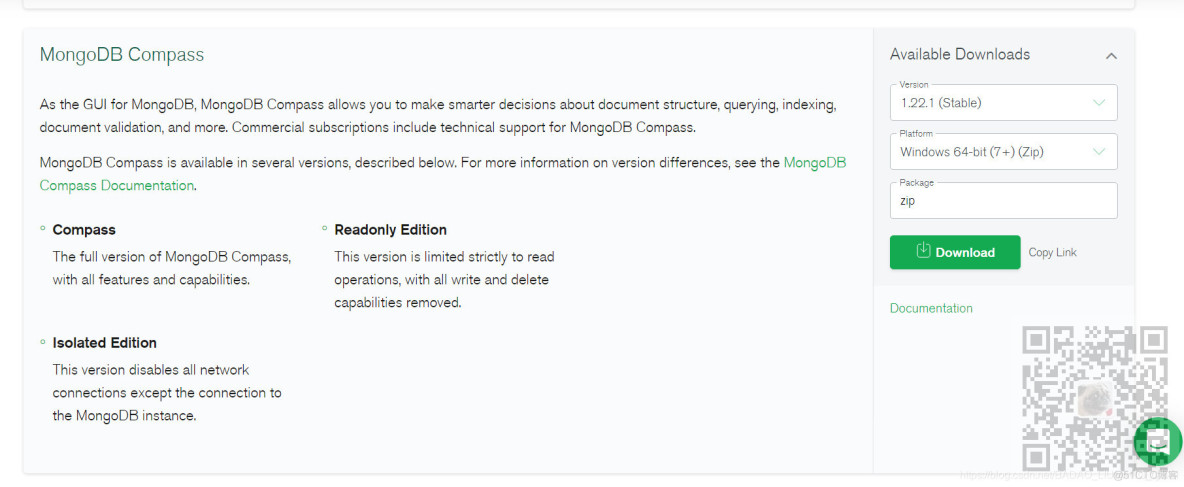 MongoDb在Windows上的下载安装以及可视化工具的下载与使用_MongoDB_09