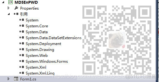 Winform中简单使用MD5加密用户登录密码_System_02