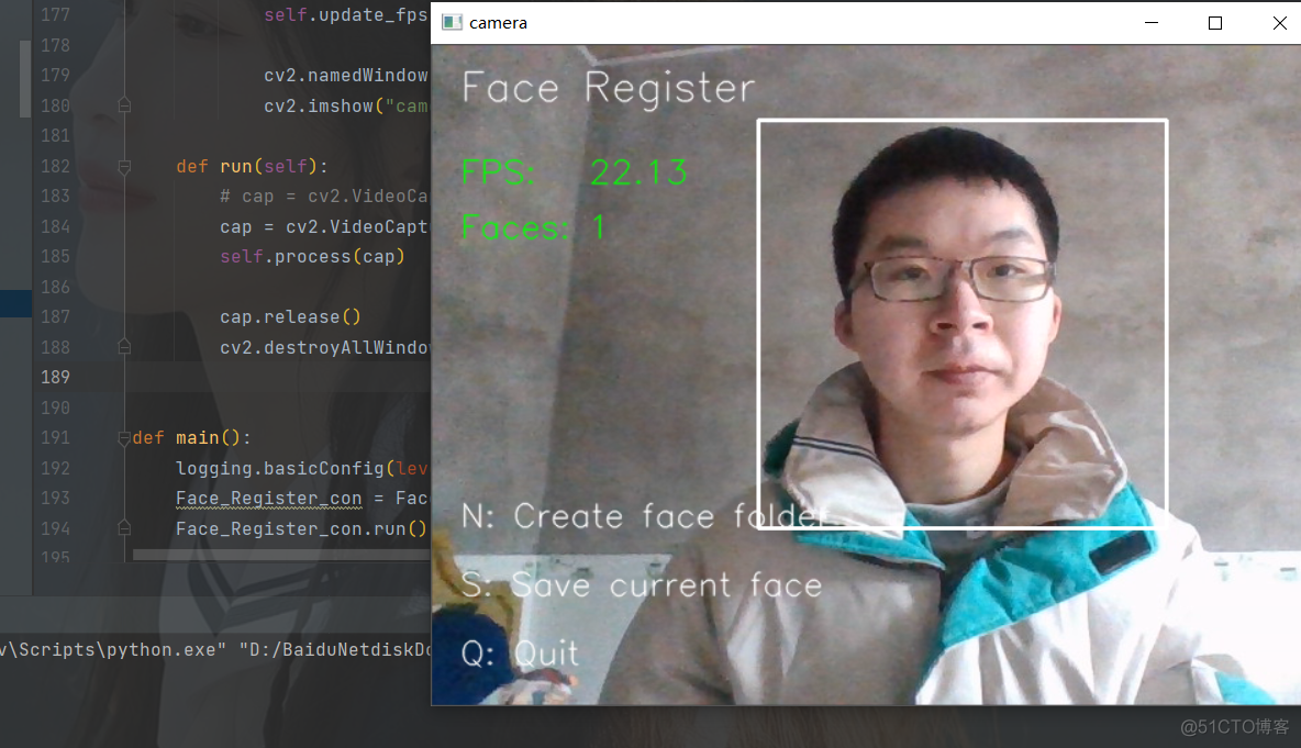 python摄像头实时人脸检测数据收集_深度学习_02