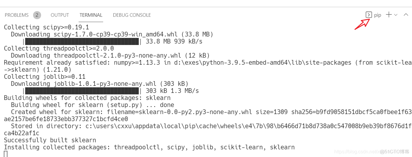 python_便携版python:pip安装/多版本(多来源)python选择/vscode配置便携版python下的jupyter_重启_10