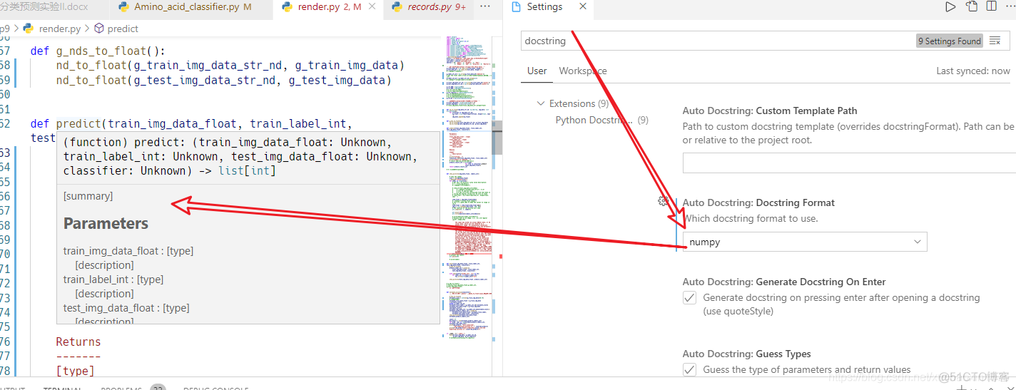 python_官方编码规范/(函数)文档规范/三引号“““函数说明/注释规范/vscode文档插件_ide_05