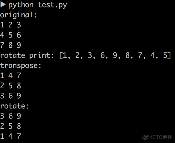 Python之2维list转置、旋转及其简单应用_github