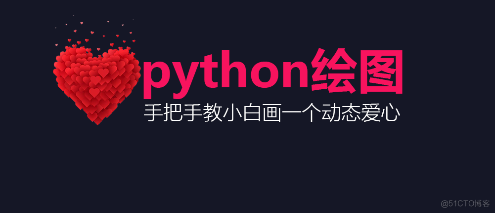 情人劫,教你用python画动态爱心表白_列表