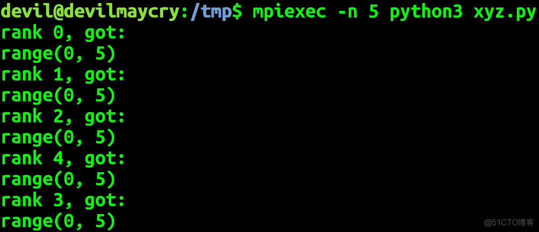 Python  高性能并行计算之   mpi4py_并行处理_03