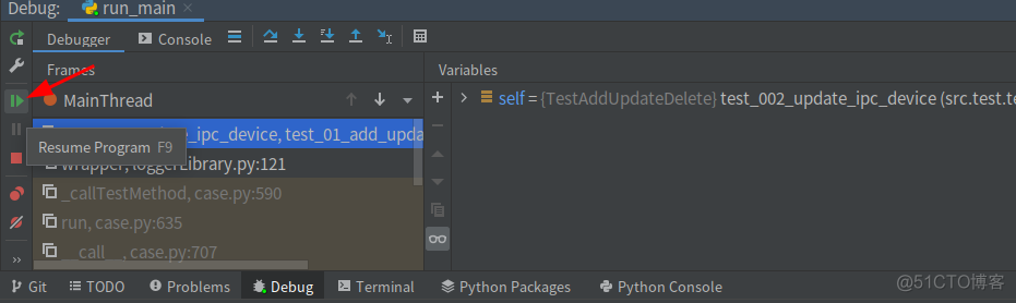 Pycharm 工具中断点跳转以及 Step Over/Step Into/Step into My Code/Force Step Into/Step Out/Run to Cursor 的区别_系统函数_02