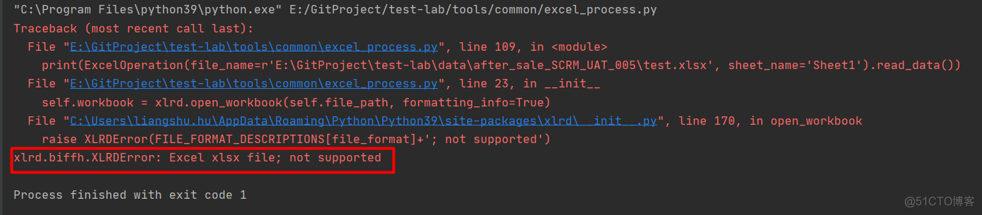 python第三方库xlrd不支持读取.xlsx格式的Excel文件的问题详解_读取excel