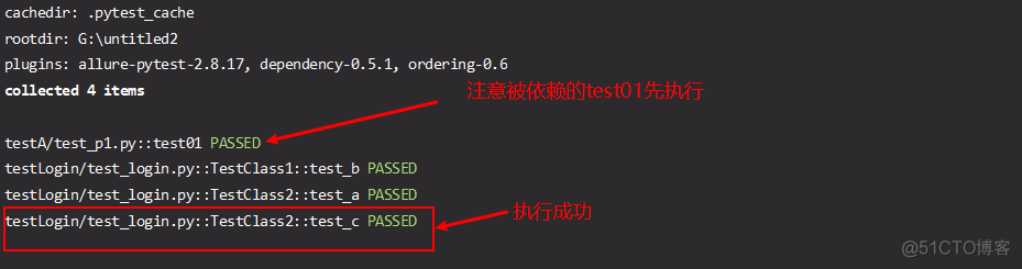 pytest之@pytest.mark.pytest-dependency装饰器设置测试用例之间的依赖关系_用例_13