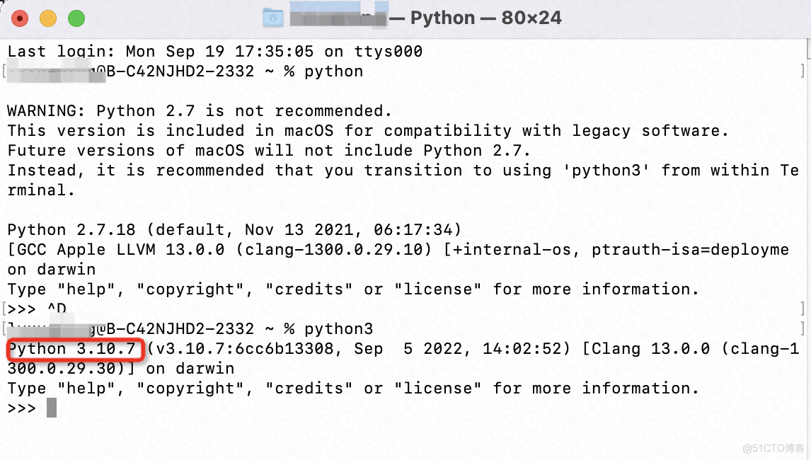 学习Python之安装（mac）_python_10