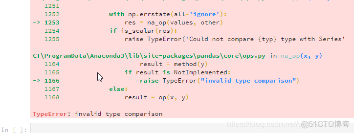 python报错TypeError: invalid type comparison_编程开发