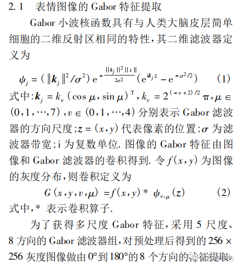 【表情识别】基于Gabor特征实现微表情识别系统含Matlab源码_表情识别