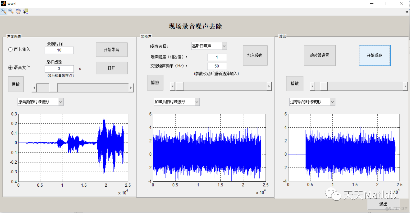 【滤波器】基于汉宁窗FIR滤波器实现语音信号加噪去噪含Matlab源码_去噪