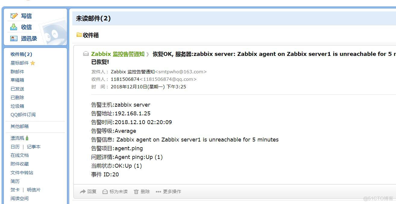 Zabbix 配置Python邮件告警_服务器_07