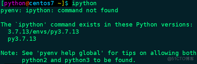 Python学习笔记（一）：CentOS 7.9安装配置pyenv、pip、ipython和jupyter_ipython_52