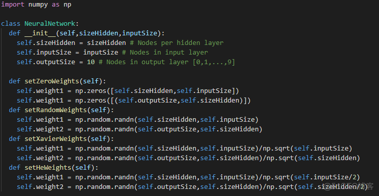 深度学习笔记之用Python实现多层感知器神经网络_初始化_05