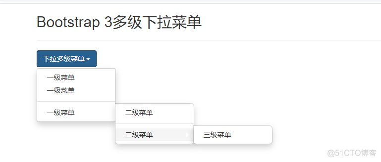 python测试开发django-190.bootstrap3 多级下拉菜单实现_下拉菜单_02